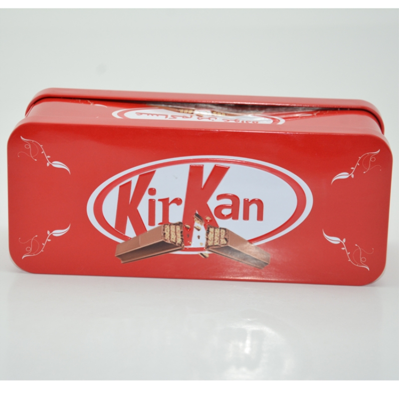 Food grade high quality rectangular candy chocolate tin box