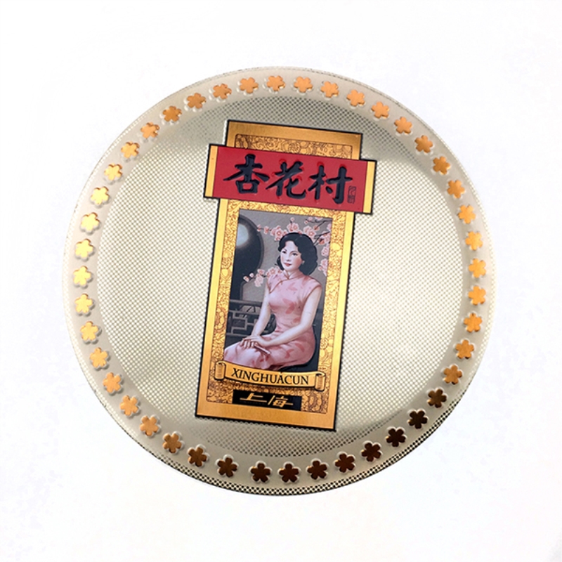 Traditional hot selling round mooncake tin box