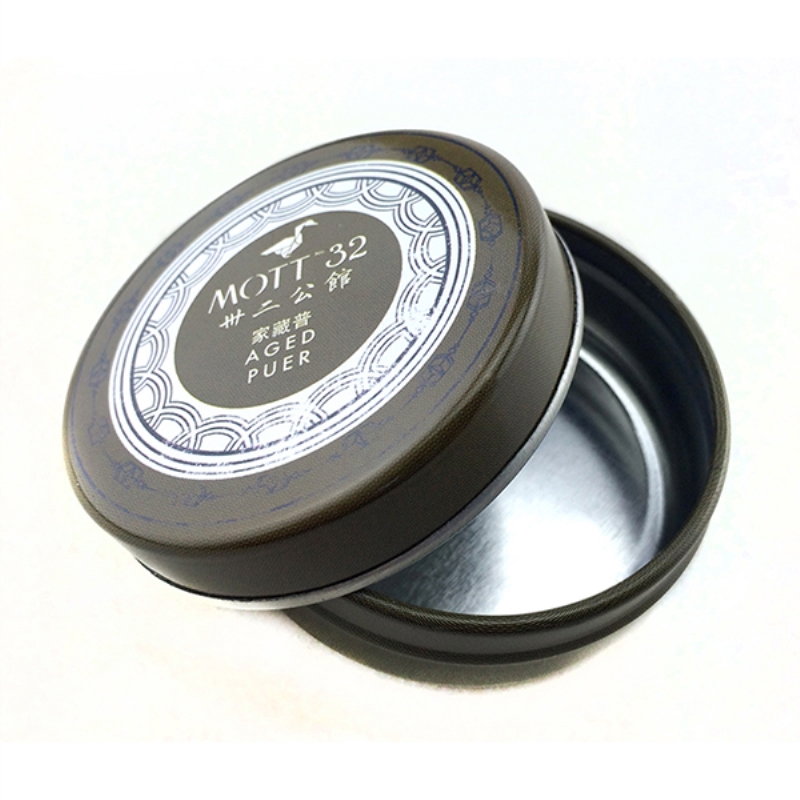 Factory wholesale small round candle, lip blam packing tin box